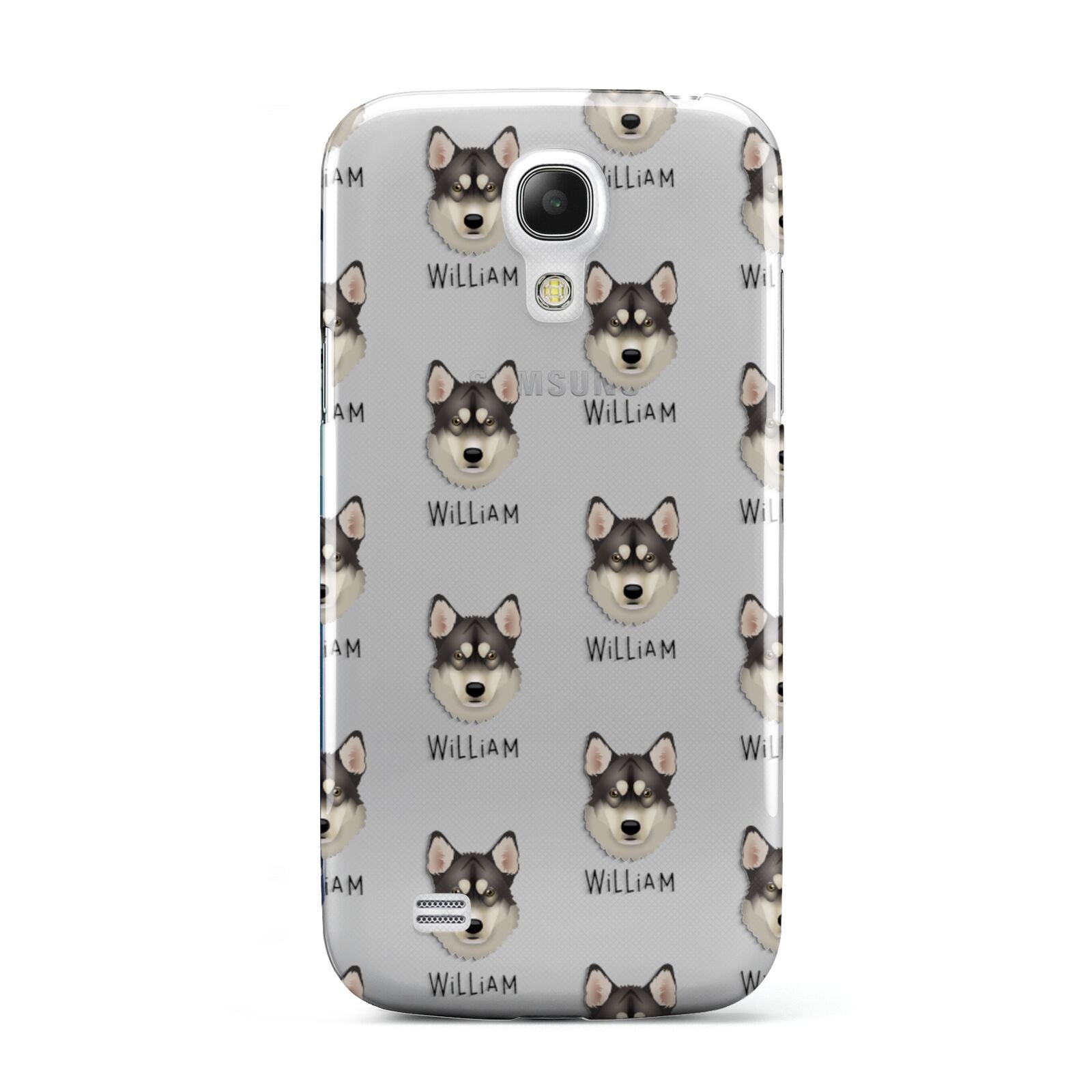 Tamaskan Icon with Name Samsung Galaxy S4 Mini Case