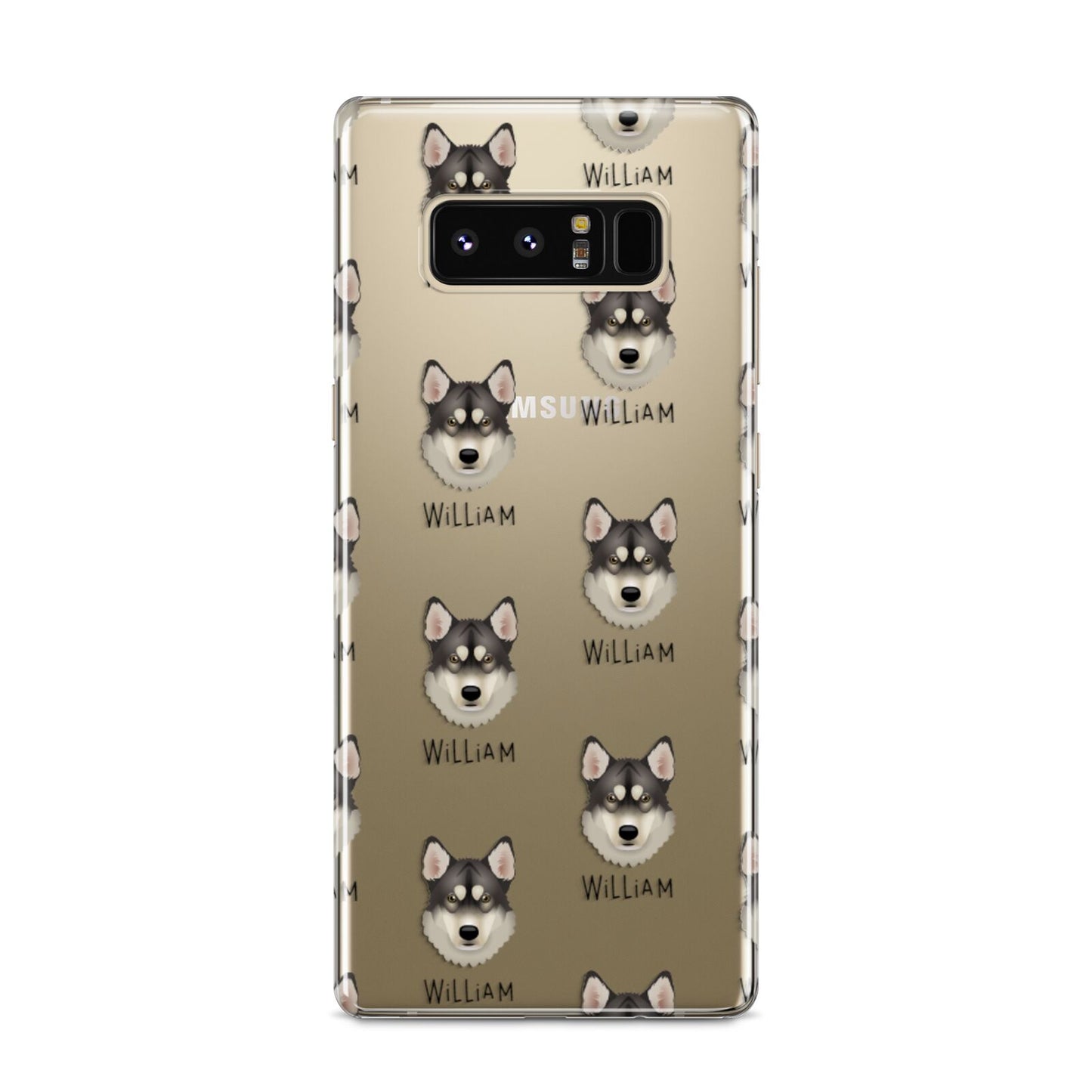 Tamaskan Icon with Name Samsung Galaxy S8 Case