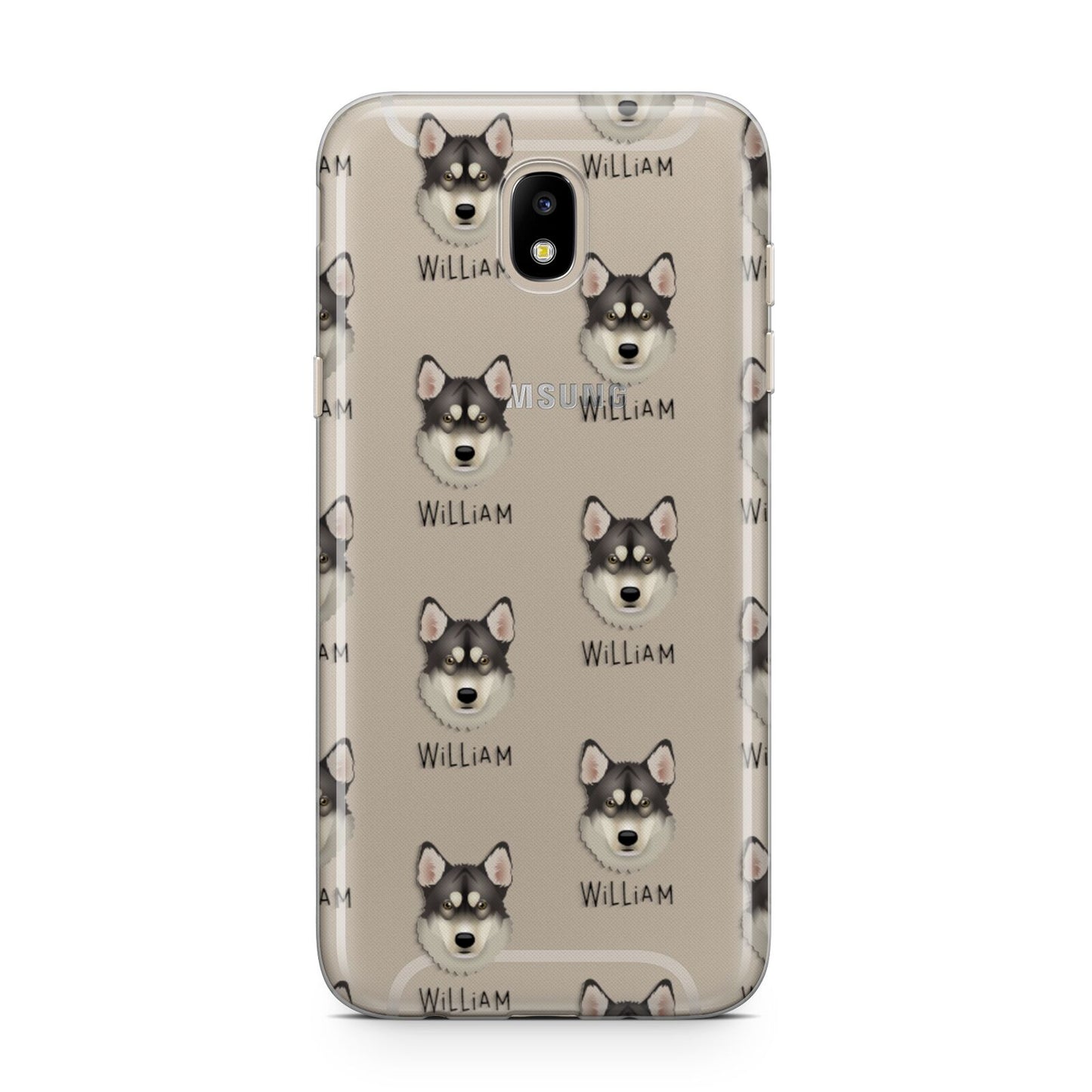 Tamaskan Icon with Name Samsung J5 2017 Case
