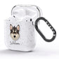 Tamaskan Personalised AirPods Glitter Case Side Image