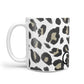 Tan Leopard Print Pattern 10oz Mug Alternative Image 1