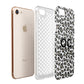 Tan Leopard Print Pattern Apple iPhone 7 8 3D Tough Case Expanded View