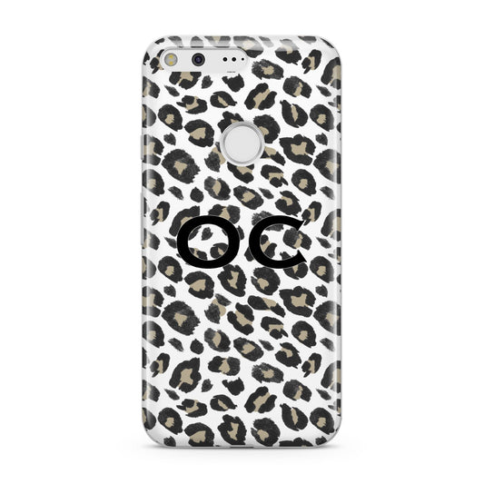 Tan Leopard Print Pattern Google Pixel Case