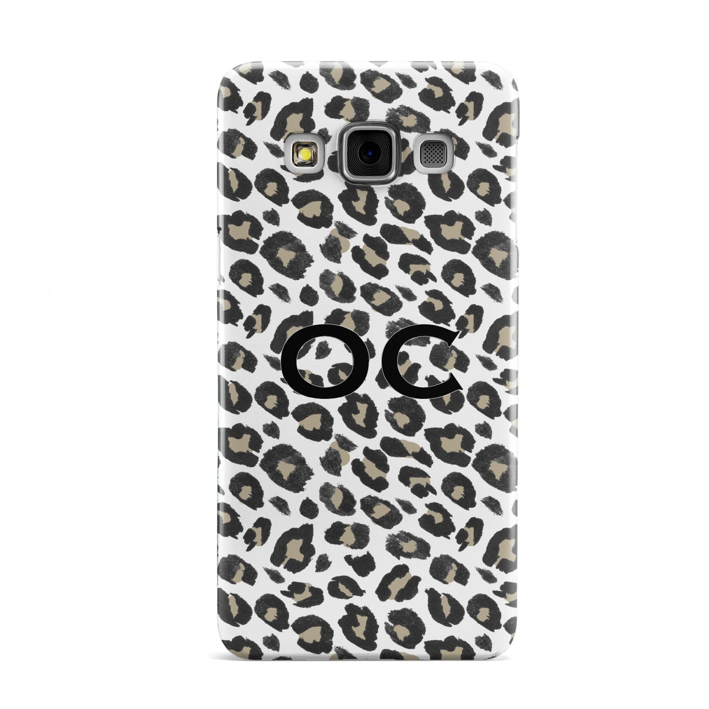 Tan Leopard Print Pattern Samsung Galaxy A3 Case