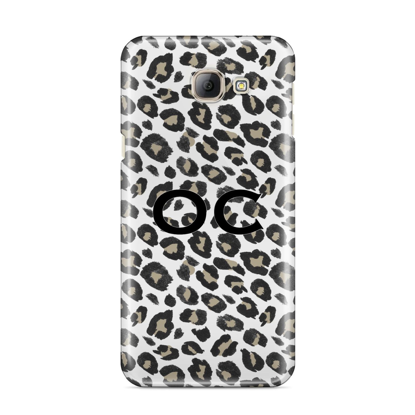 Tan Leopard Print Pattern Samsung Galaxy A8 2016 Case