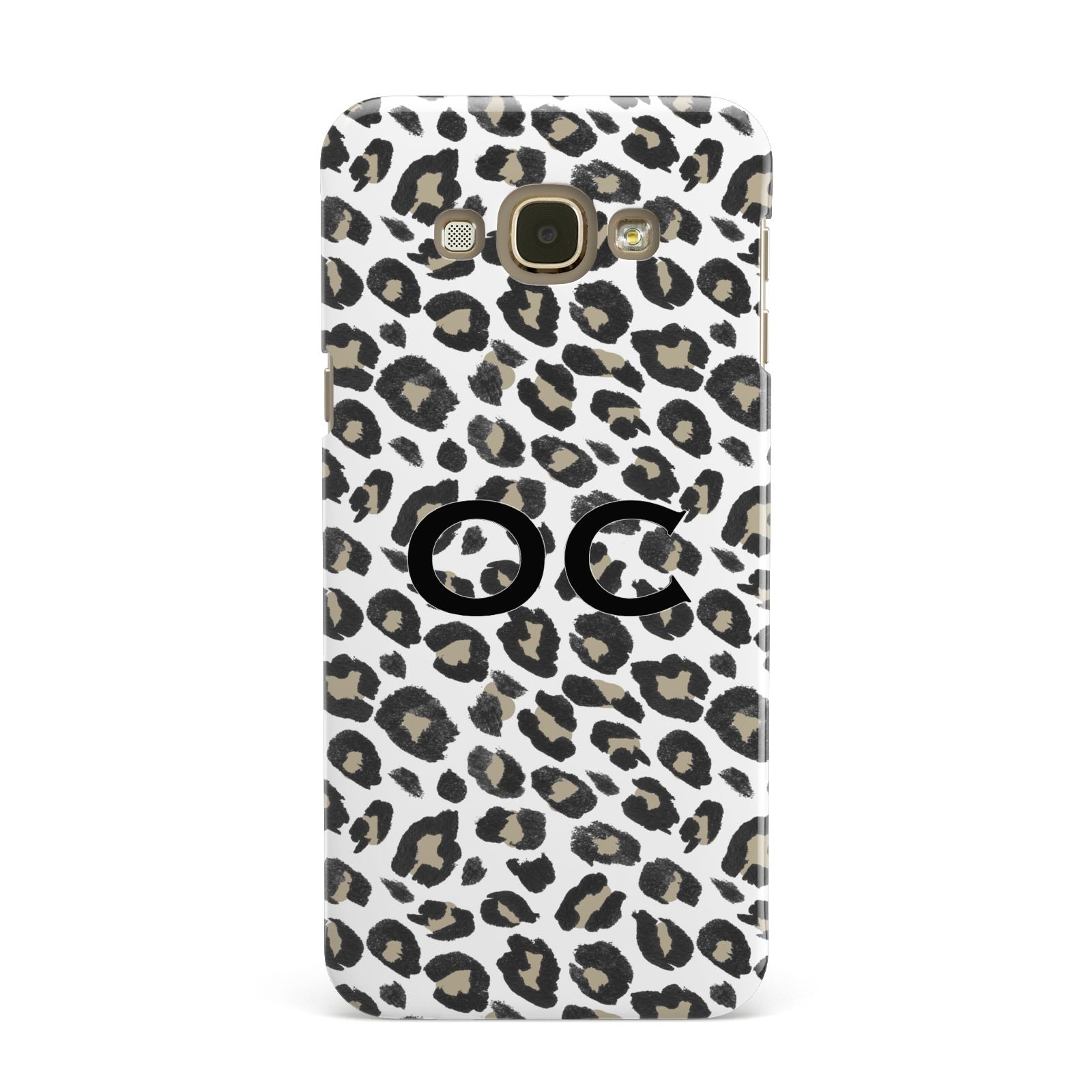 Tan Leopard Print Pattern Samsung Galaxy A8 Case