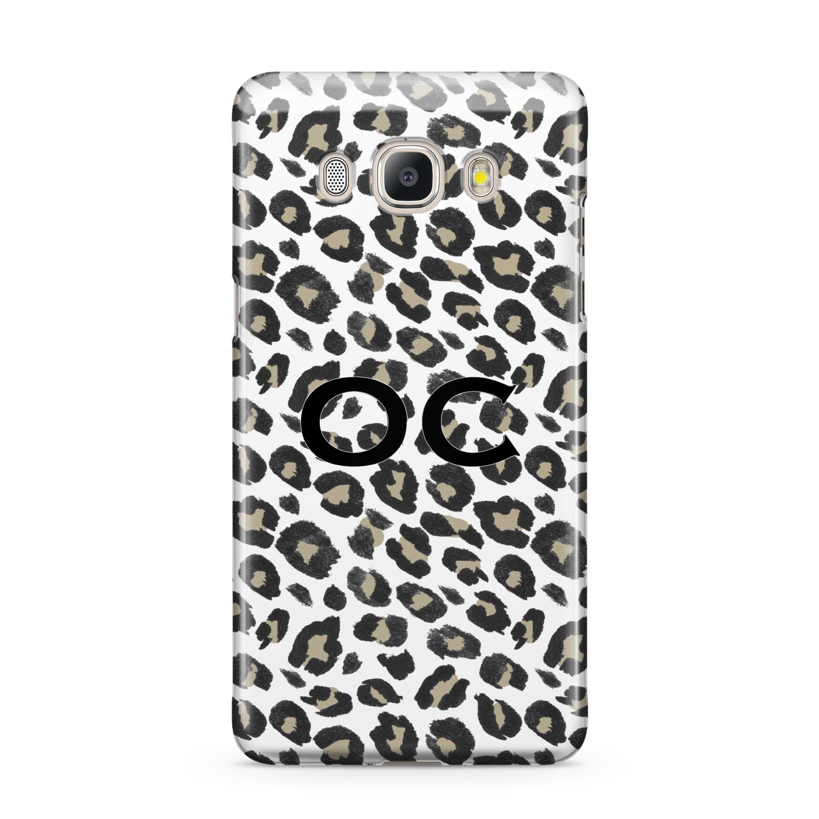 Tan Leopard Print Pattern Samsung Galaxy J5 2016 Case