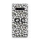 Tan Leopard Print Pattern Samsung Galaxy S10 Plus Case