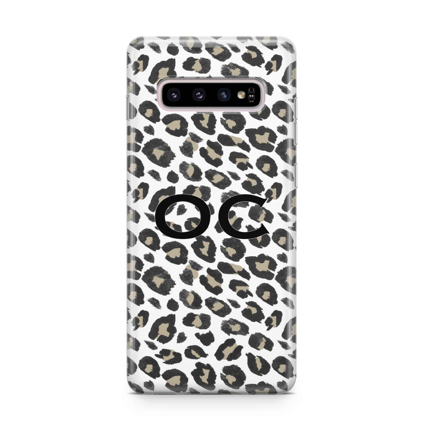 Tan Leopard Print Pattern Samsung Galaxy S10 Plus Case
