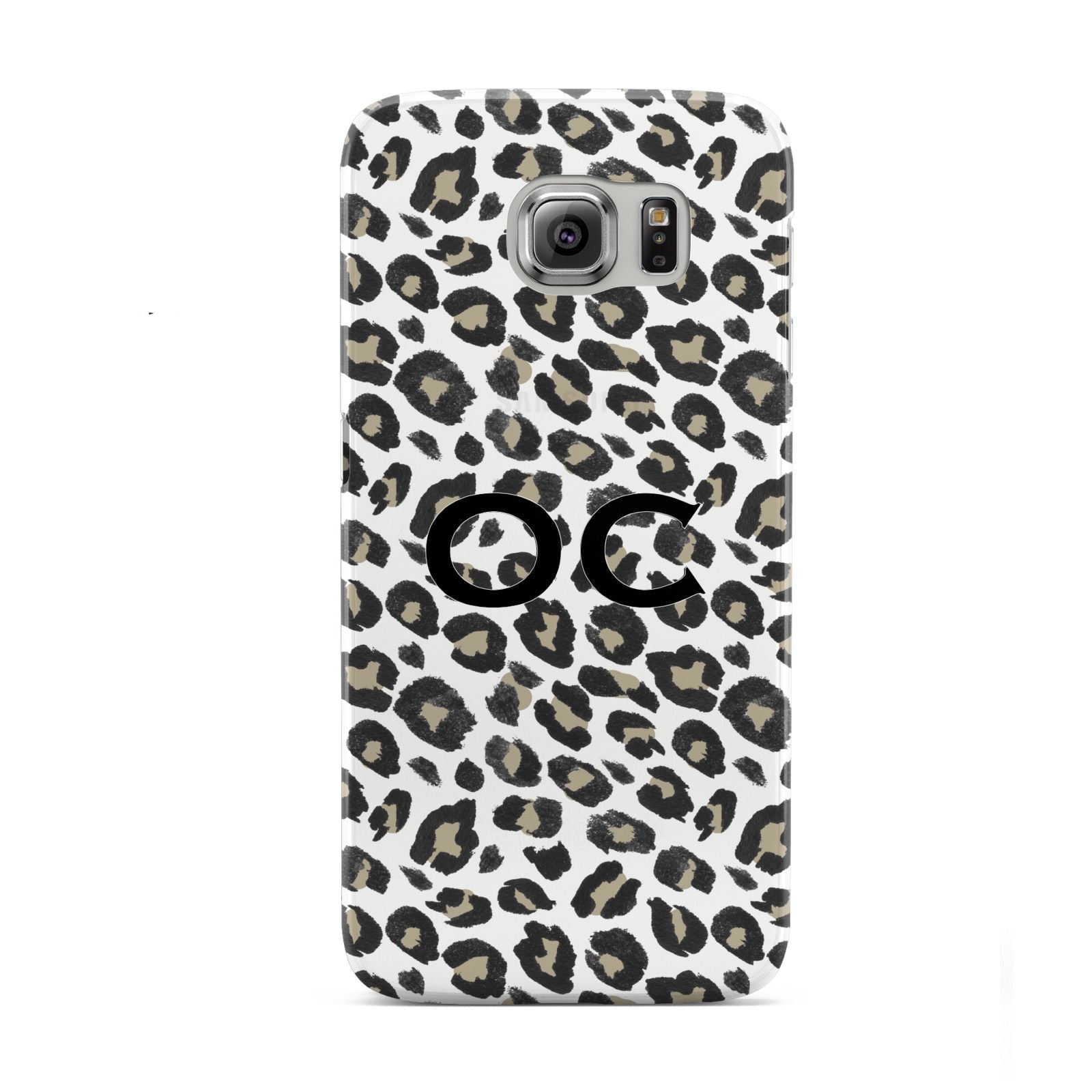 Tan Leopard Print Pattern Samsung Galaxy S6 Case