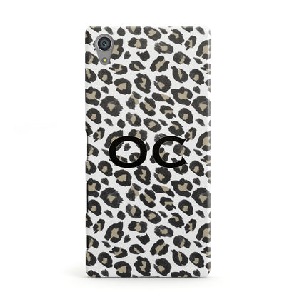 Tan Leopard Print Pattern Sony Xperia Case