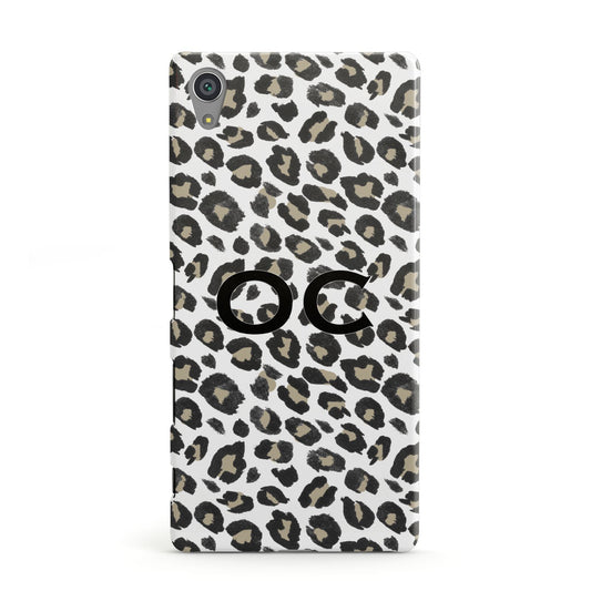 Tan Leopard Print Pattern Sony Xperia Case
