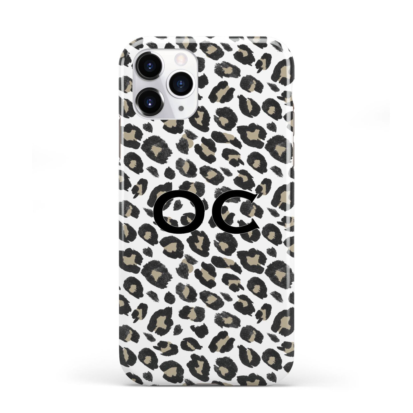 Tan Leopard Print Pattern iPhone 11 Pro 3D Tough Case