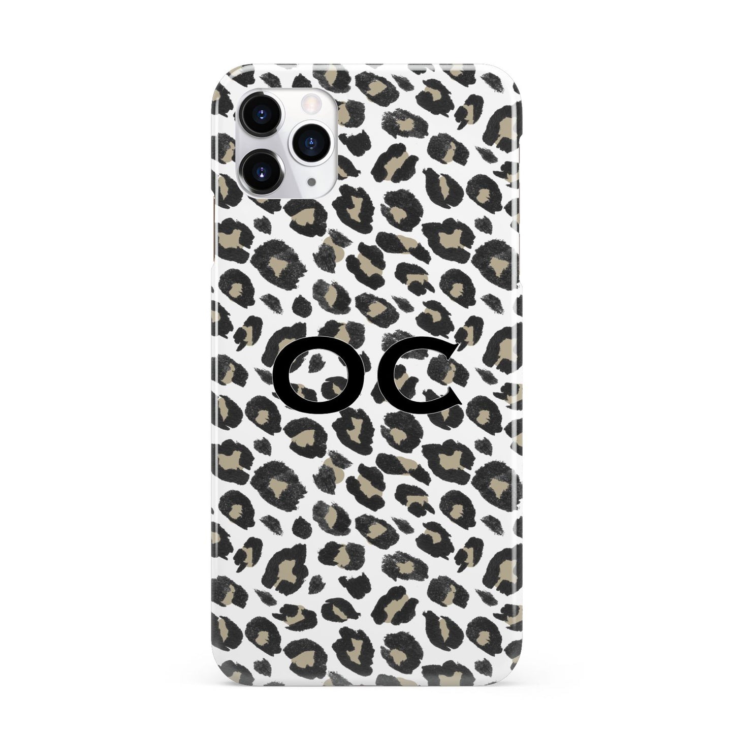Tan Leopard Print Pattern iPhone 11 Pro Max 3D Snap Case