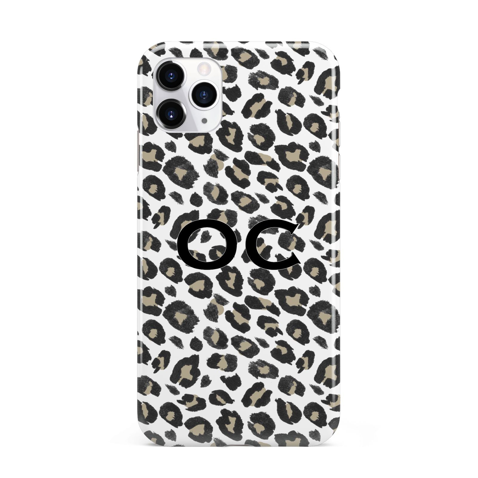 Tan Leopard Print Pattern iPhone 11 Pro Max 3D Tough Case