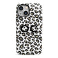 Tan Leopard Print Pattern iPhone 13 Mini Full Wrap 3D Tough Case