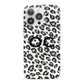 Tan Leopard Print Pattern iPhone 13 Pro Full Wrap 3D Snap Case