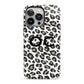 Tan Leopard Print Pattern iPhone 13 Pro Full Wrap 3D Tough Case