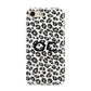Tan Leopard Print Pattern iPhone 8 3D Tough Case on Gold Phone