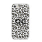 Tan Leopard Print Pattern iPhone 8 Bumper Case on Silver iPhone