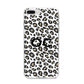 Tan Leopard Print Pattern iPhone 8 Plus Bumper Case on Silver iPhone