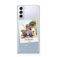 Taped Holiday Snap Photo Upload Samsung S21 Plus Phone Case