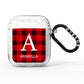 Tartan Christmas Personalised AirPods Glitter Case