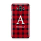 Tartan Christmas Personalised Huawei Mate 10 Protective Phone Case