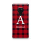 Tartan Christmas Personalised Huawei Mate 20 Phone Case