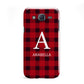 Tartan Christmas Personalised Samsung Galaxy J5 Case