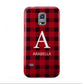 Tartan Christmas Personalised Samsung Galaxy S5 Mini Case