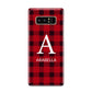 Tartan Christmas Personalised Samsung Galaxy S8 Case