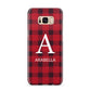 Tartan Christmas Personalised Samsung Galaxy S8 Plus Case