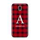 Tartan Christmas Personalised Samsung J5 2017 Case