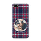 Tartan Christmas Photo Personalised Huawei Y5 Prime 2018 Phone Case
