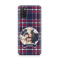 Tartan Christmas Photo Personalised Samsung A02s Case