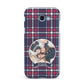 Tartan Christmas Photo Personalised Samsung Galaxy A7 2017 Case