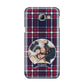 Tartan Christmas Photo Personalised Samsung Galaxy A8 2016 Case