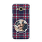 Tartan Christmas Photo Personalised Samsung Galaxy A8 Case