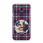 Tartan Christmas Photo Personalised Samsung Galaxy J3 2017 Case