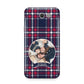 Tartan Christmas Photo Personalised Samsung Galaxy J7 2017 Case