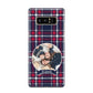 Tartan Christmas Photo Personalised Samsung Galaxy Note 8 Case