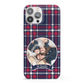 Tartan Christmas Photo Personalised iPhone 13 Pro Max Full Wrap 3D Snap Case