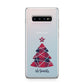 Tartan Christmas Tree Personalised Samsung Galaxy S10 Plus Case