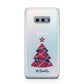 Tartan Christmas Tree Personalised Samsung Galaxy S10E Case