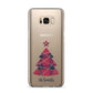 Tartan Christmas Tree Personalised Samsung Galaxy S8 Plus Case