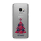 Tartan Christmas Tree Personalised Samsung Galaxy S9 Case