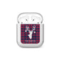Tartan Stag Personalised Family Name AirPods Case