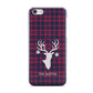 Tartan Stag Personalised Family Name Apple iPhone 5c Case