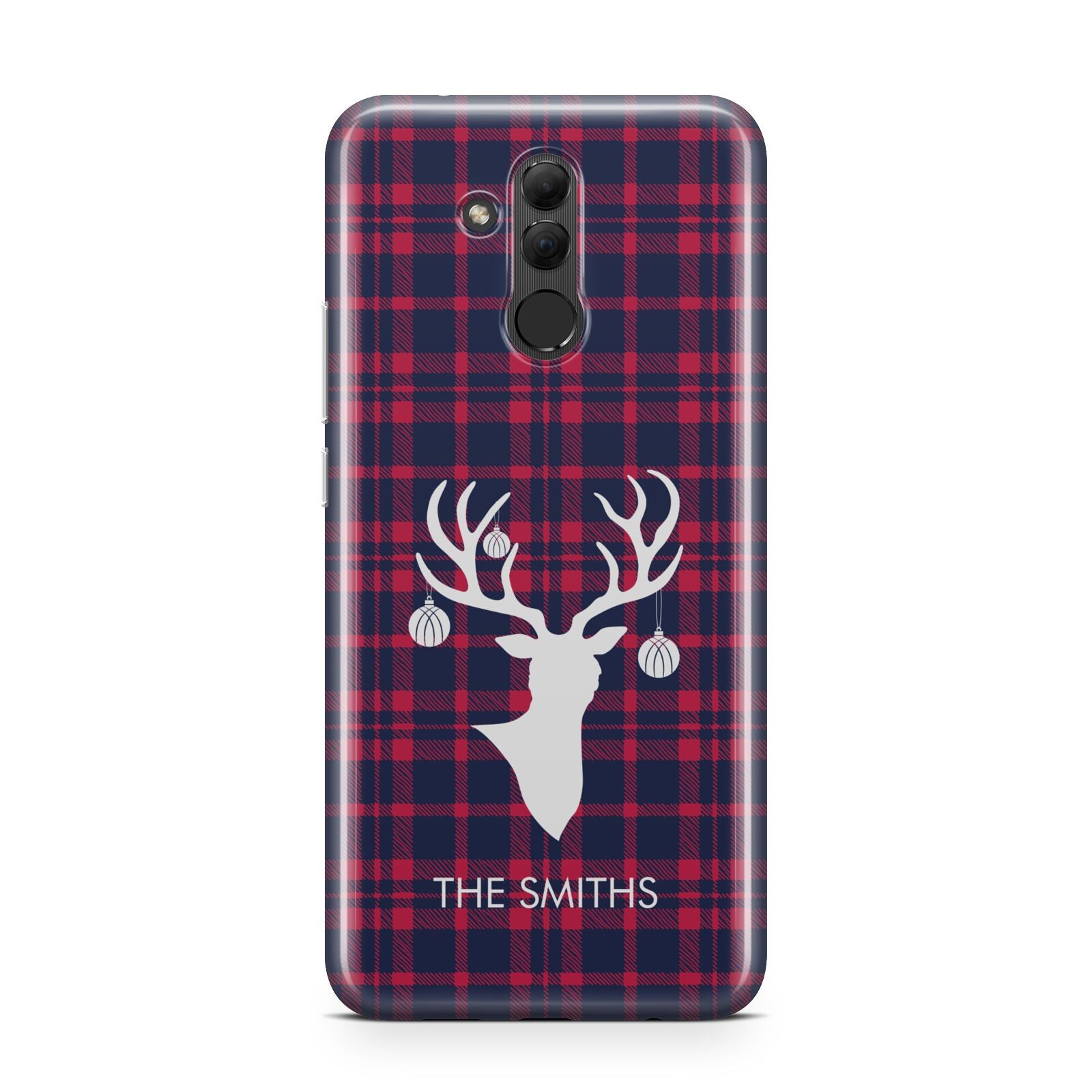 Tartan Stag Personalised Family Name Huawei Mate 20 Lite